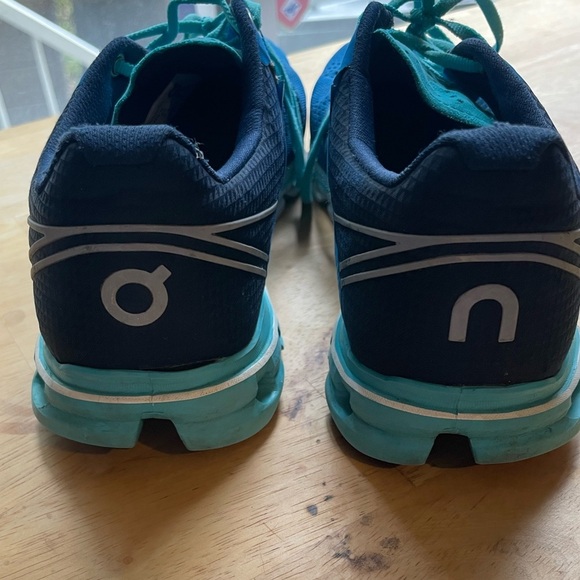 On Running Womens Cloudflow Malibu/Curacao Running Shoe size 8.5 - Picture 10 of 16